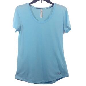 UNDER ARMOUR - BRIGHT BABY BLUE WORKOUT TEE B4